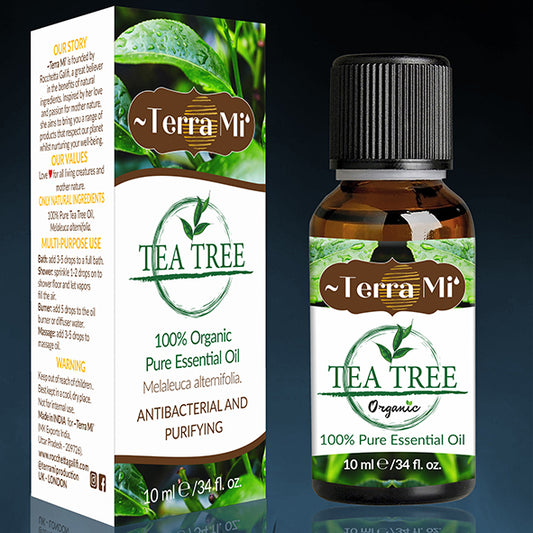 100% Organic Pure Tea tree Oil - Therapeutic Grade
